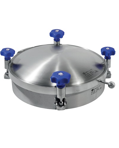 9402.300LEB Zorzini drukdeksel 300L/E
Uitw. kraagdiameter: 323mm
Tolerantie ISO2768 cL: ±2.0mm
Mat. mediumrakend: 1.4404
Werkdruk: -1/+2 bar
Kraaghoogte: 100mm
Kraagdikte: 8,0mm
Dekseldikte: 4,0mm
4x kunststof sterknop MEC/80
Afdichting: EPDM (FDA)
Type afdichting: G/300P
Afw. Kraag: Geschuurd/Gebeitst
Afw. Deksel: Electr. Gepolijst
PED-Afname 2014/68/EU
Design code: EN13445-3