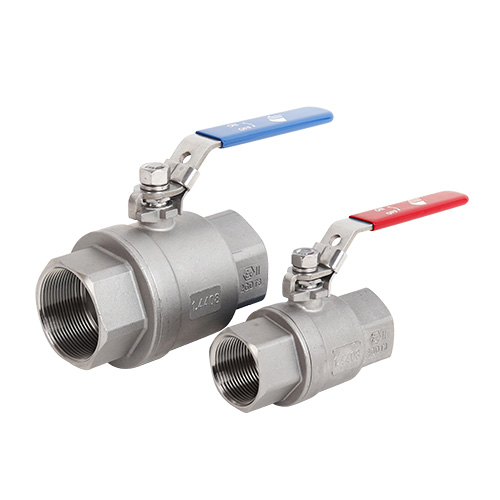 661010123 2-Piece Ball Valve - AISI 316
with 1/2" BSP inner thread
Manually operated - Full bore
with PTFE (Teflon) seats