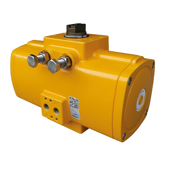 67700EPD0025 Aluminium Pneumatisch Actuator
Lucht openend/Lucht sluitend
Type EPD12/Rotatie hoek 90° -5°/-10°&+80°/+95°
Maximale werkdruk: 8 bar
Maximale omg. temp. -20°C/+80°C
Torque bij 6 bar 15 Nm
Luchtaansluiting ¼".
Opbouw volgens ISO 5211 Pad F05/F03
VDI/VDE: NAMUR 1 - 30x80mm
Stemhoogte: 20mm
Aansluiting Vierkant 11x11mm
Voldoet aan ATEX 94/9CE Gr.II Cat.2
2G/D conform ISO 5211.