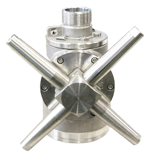 948.SC15TW-B1.5-2x6 ScanJet Behälter Waschanlage
SC 15TW, mit einstellbare
Turbine - Sprühbild 360°
mit 1.1/2" BSP male Anschlüss
Nozzles: 2 stuck x Ø6,0mm
Mat.: AISI 316, PTFE, PEEK
Gesamtdurchmesser: 170,0mm
Drehdurchmesser: 360,0mm
Gesamtlänge: 304,0mm
Flow: ca. 7 ~ 10m³ pro Stunde
Betriebsdruck: 4 ~ 13 bar
Empfohlen Betriebsdruck: 8 bar
Maximum Betriebstemp.: 95°C
Maximum Umgebungstemp.: 140°C
Produziert laut die Richt-
linien ISO 9001 und ASME
Seriennummer: